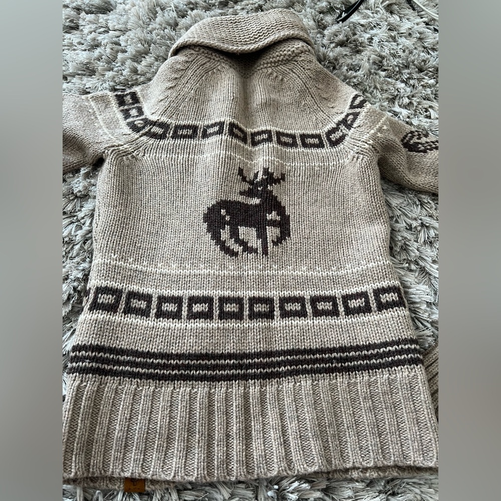 TNA Brown Reindeer Zip-Up Sweater 🦌🤎 - Picture 5 of 9
